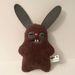 Fuggler Rabid Rabbit Brown Plush 9" Snuggler Edition Spin Master Monster